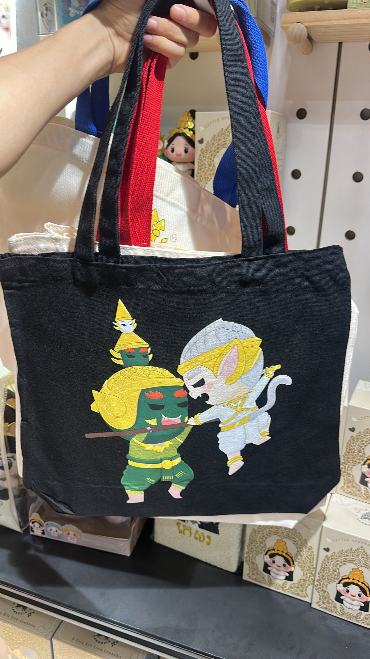 Daily Tote bag Apsara Hanuman 40x35x8 cm