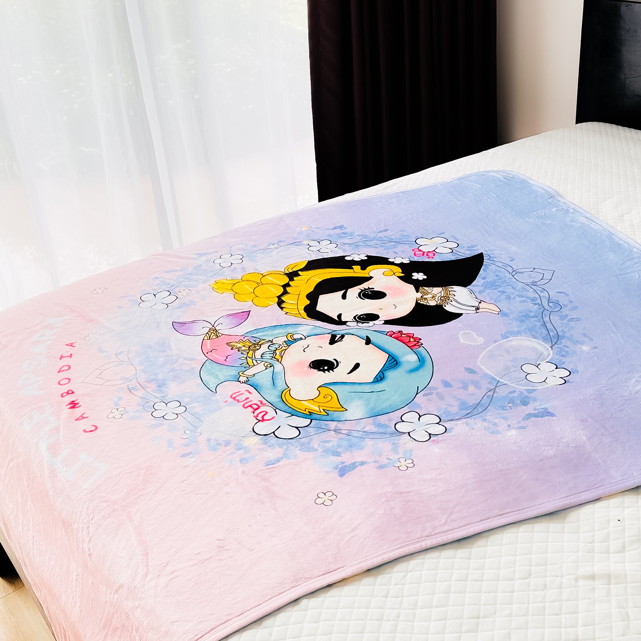 Blanket Apsara Neang Macha Bestfriend 120x150Cm.