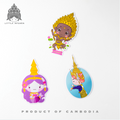 Sticker set Apsara #1