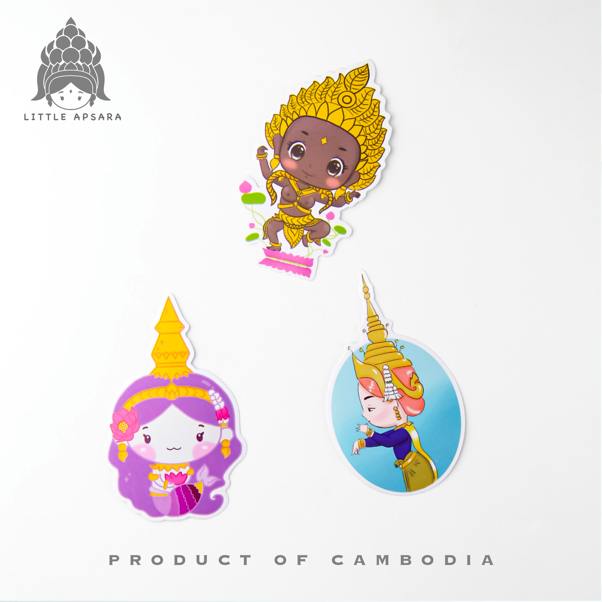 Sticker set Apsara #1