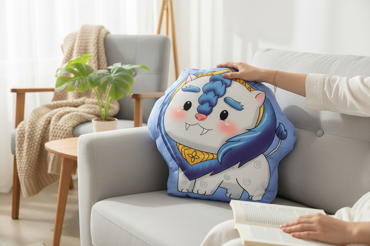 Mini Soft Pillow 30CM Khmer Lion