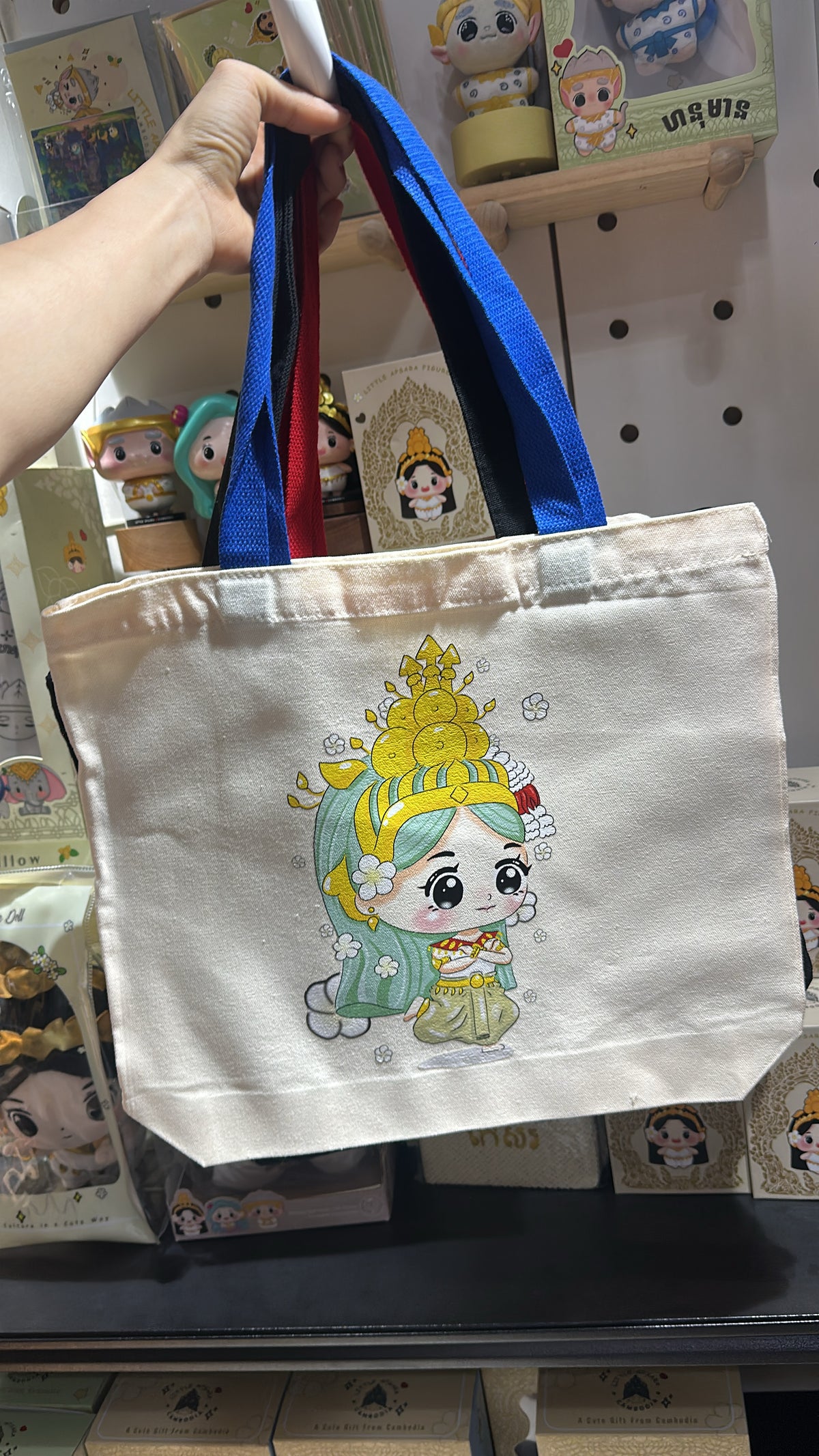 Daily Tote bag Apsara Hanuman 40x35x8 cm
