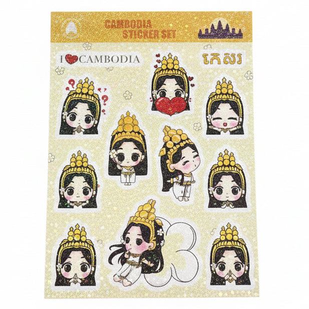 Sticker Set Kesor Apsara B6