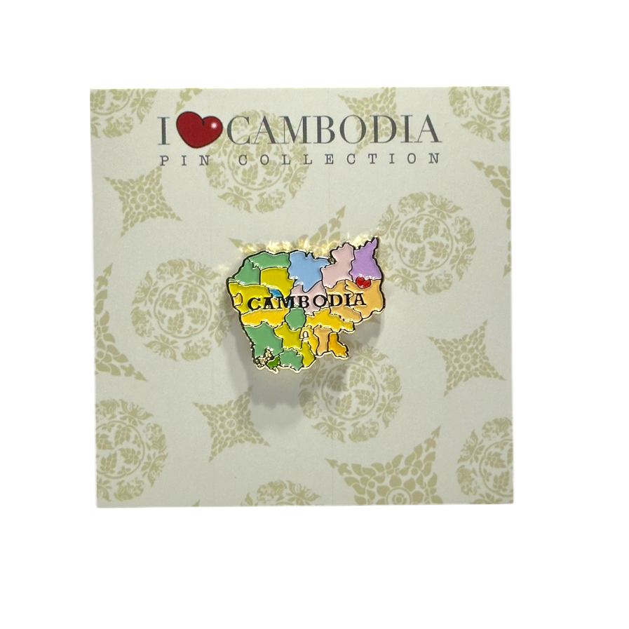 Pin & Magnet Multi-use Cambodia Map