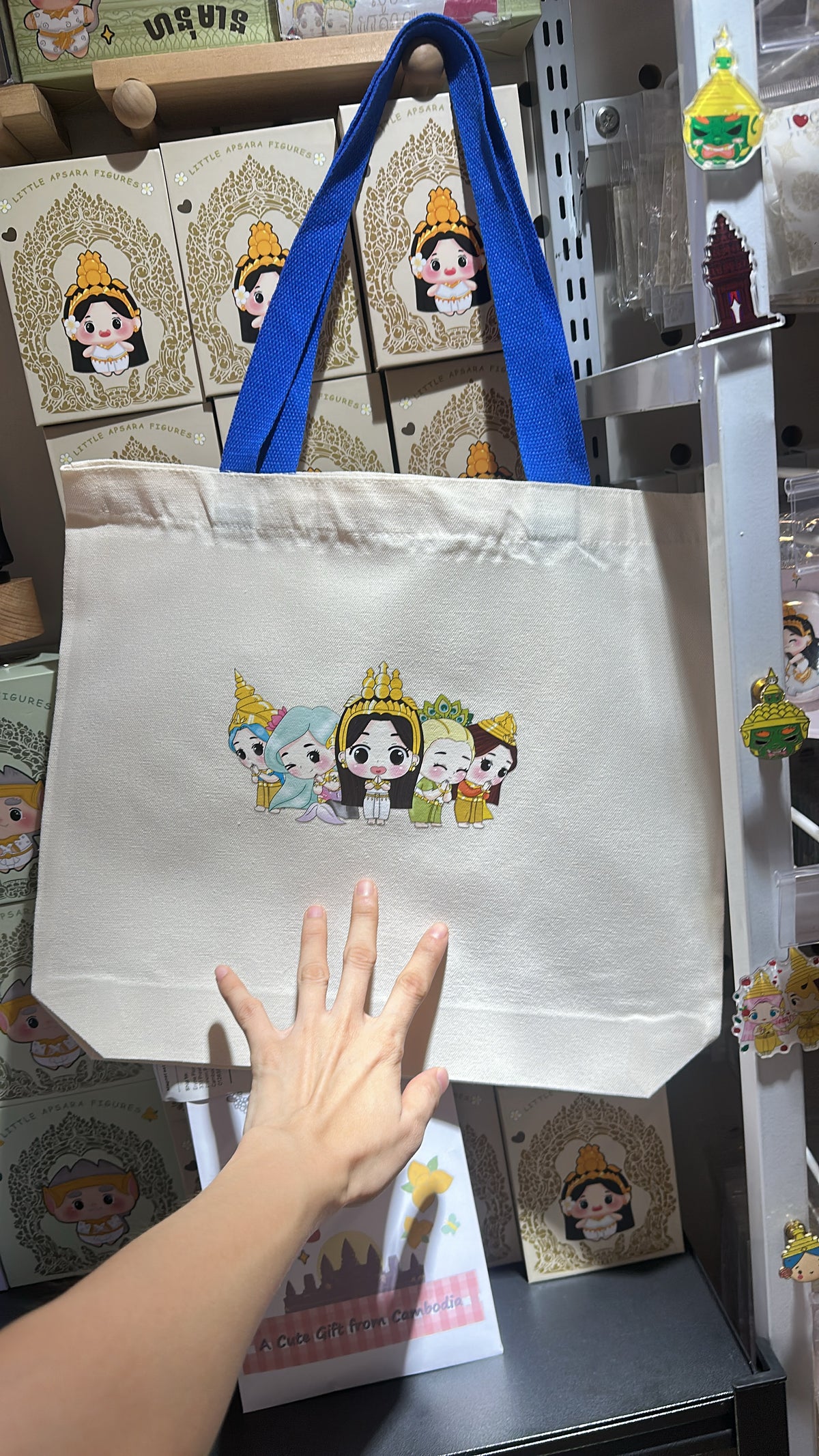 Daily Tote bag Apsara Hanuman 40x35x8 cm