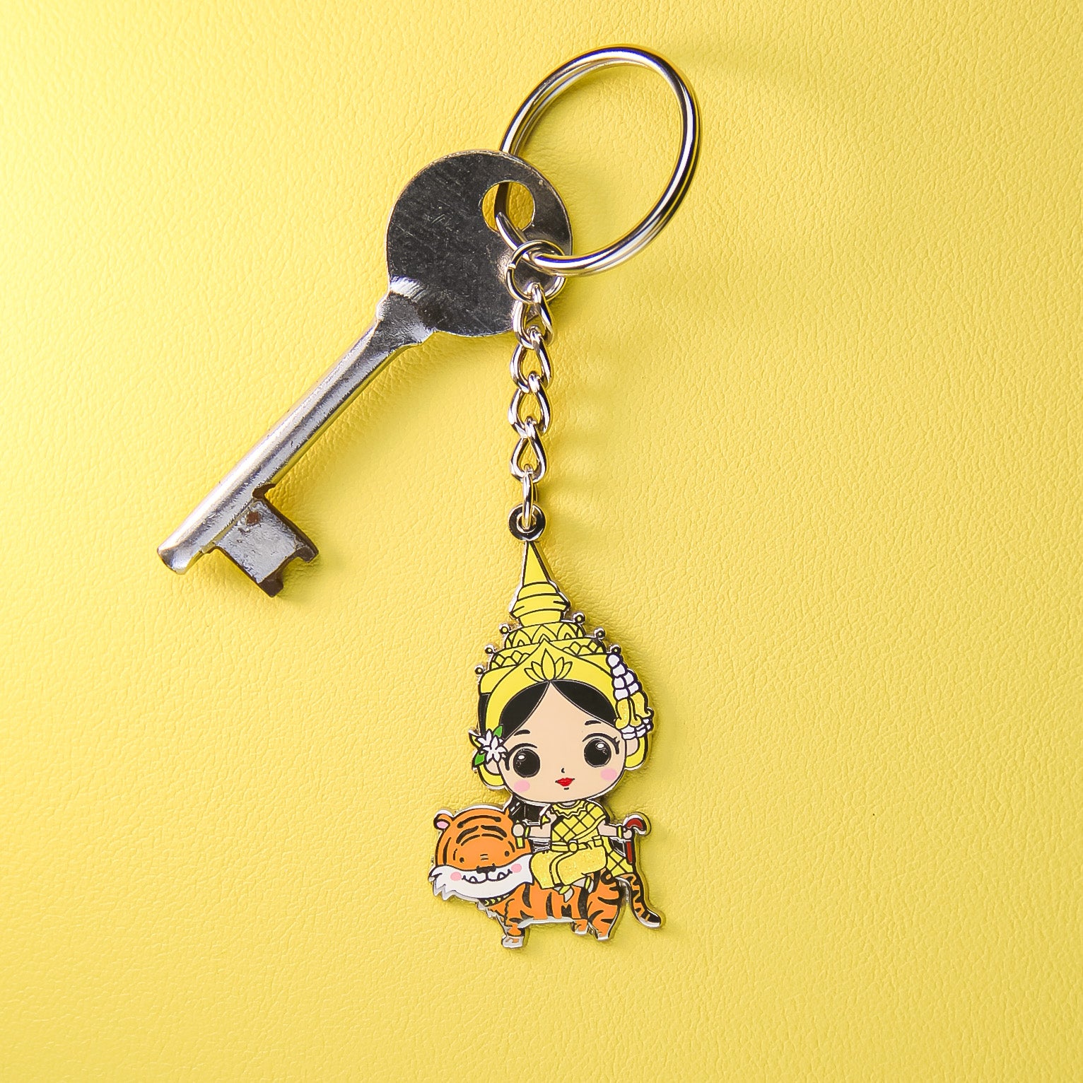 Metal Keychain Devada Tiger