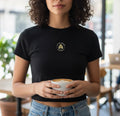 Premium Crop Top Free Size Black Color