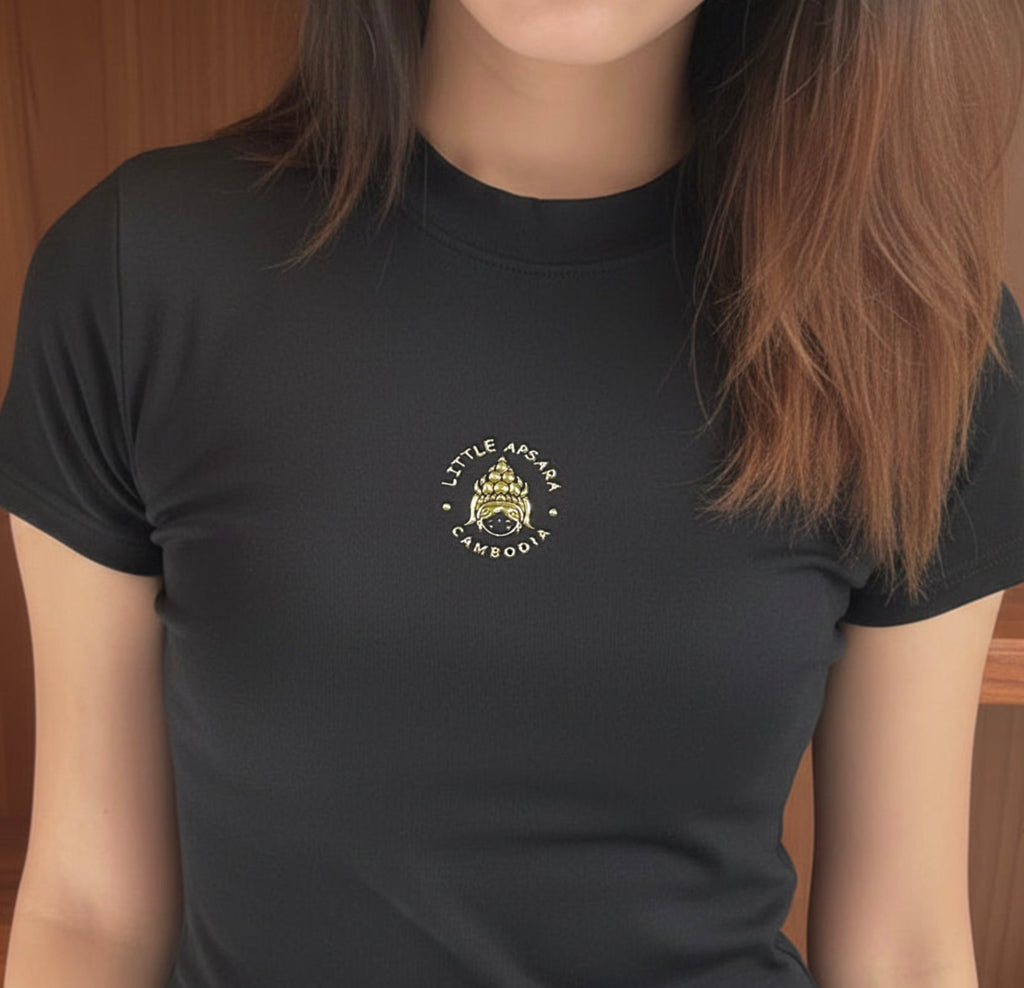 Premium Crop Top Free Size Black Color