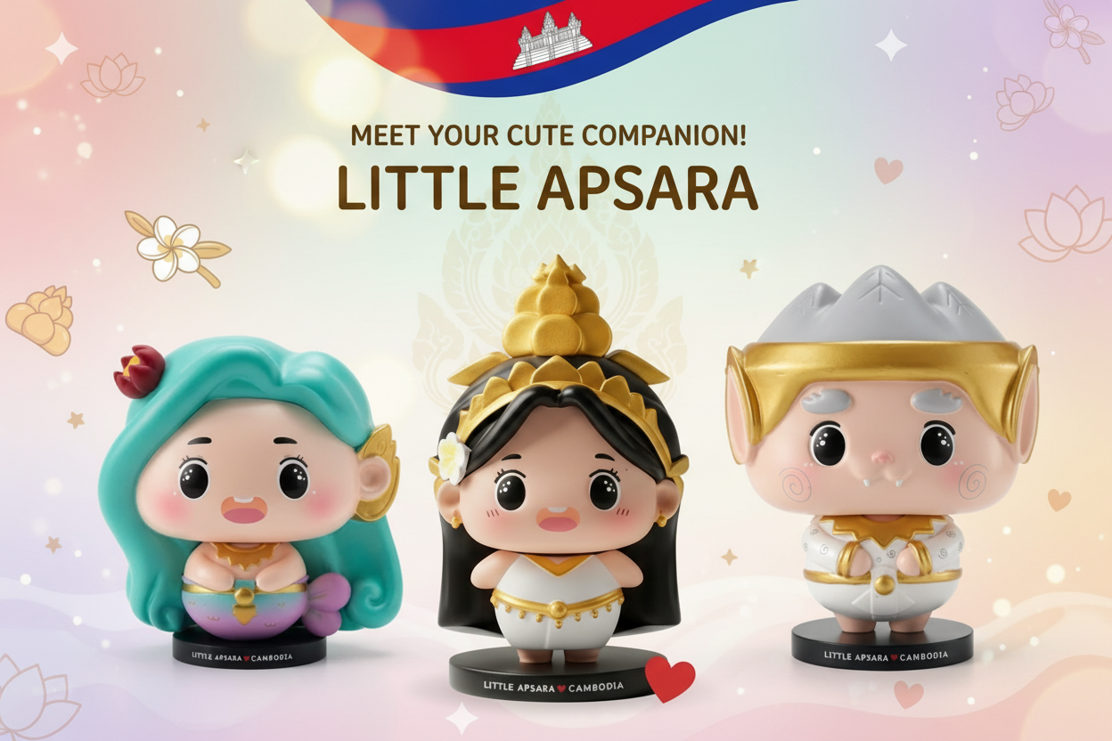 Little Apsara - Candy Background Banner
